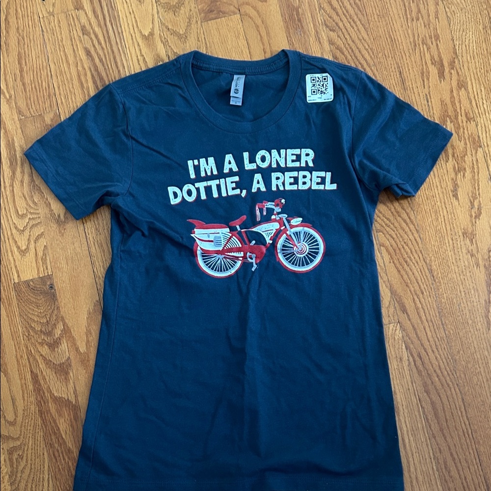 Pee Wee Herman bike tee Next Level Apparel ladies juniors size medium